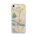 Custom Vancouver Washington Map iPhone SE Phone Case in Woodblock