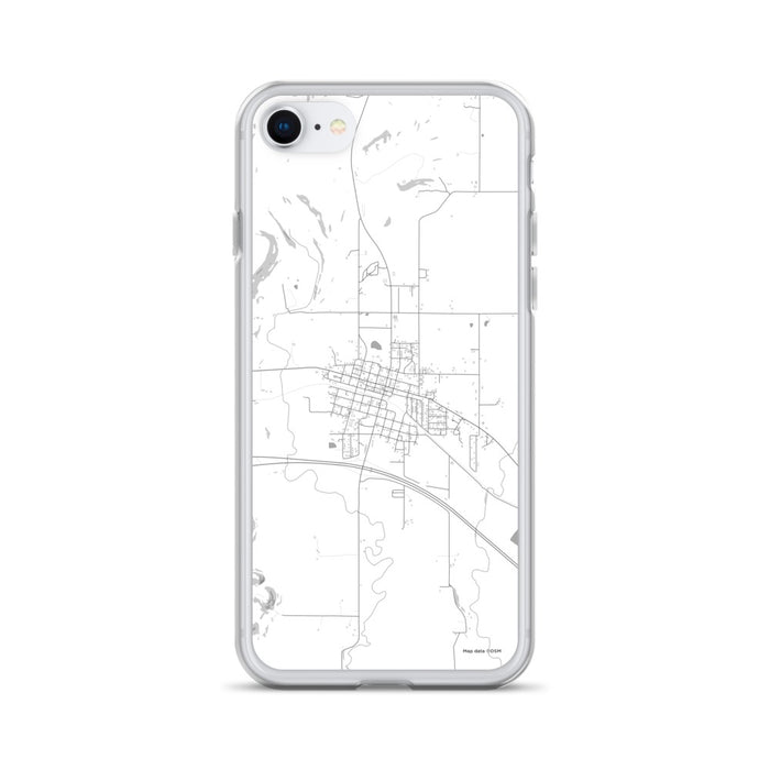 Custom iPhone SE Vian Oklahoma Map Phone Case in Classic