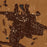 Vian Oklahoma Map Print in Ember Style Zoomed In Close Up Showing Details