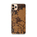 Custom iPhone 11 Pro Max Vian Oklahoma Map Phone Case in Ember