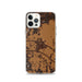 Custom iPhone 12 Pro Vian Oklahoma Map Phone Case in Ember