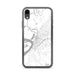 Custom iPhone XR Vicksburg Mississippi Map Phone Case in Classic