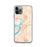 Custom iPhone 11 Pro Vicksburg Mississippi Map Phone Case in Watercolor