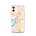 Custom iPhone 12 Vicksburg Mississippi Map Phone Case in Watercolor