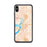 Custom iPhone XS Max Vicksburg Mississippi Map Phone Case in Watercolor