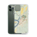 Custom Vicksburg Mississippi Map Phone Case in Woodblock