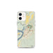 Custom iPhone 12 mini Vicksburg Mississippi Map Phone Case in Woodblock