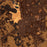Victoria Texas Map Print in Ember Style Zoomed In Close Up Showing Details