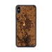 Custom Victoria Texas Map Phone Case in Ember