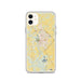 Custom Victoria Texas Map Phone Case in Woodblock