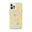 Custom Victoria Texas Map iPhone 12 Pro Max Phone Case in Woodblock