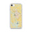 Custom Victoria Texas Map iPhone SE Phone Case in Woodblock