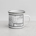 Right View Custom Victorville California Map Enamel Mug in Classic