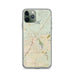 Custom Victorville California Map Phone Case in Woodblock
