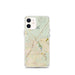 Custom Victorville California Map iPhone 12 mini Phone Case in Woodblock