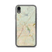 Custom Victorville California Map Phone Case in Woodblock