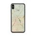 Custom Victorville California Map Phone Case in Woodblock