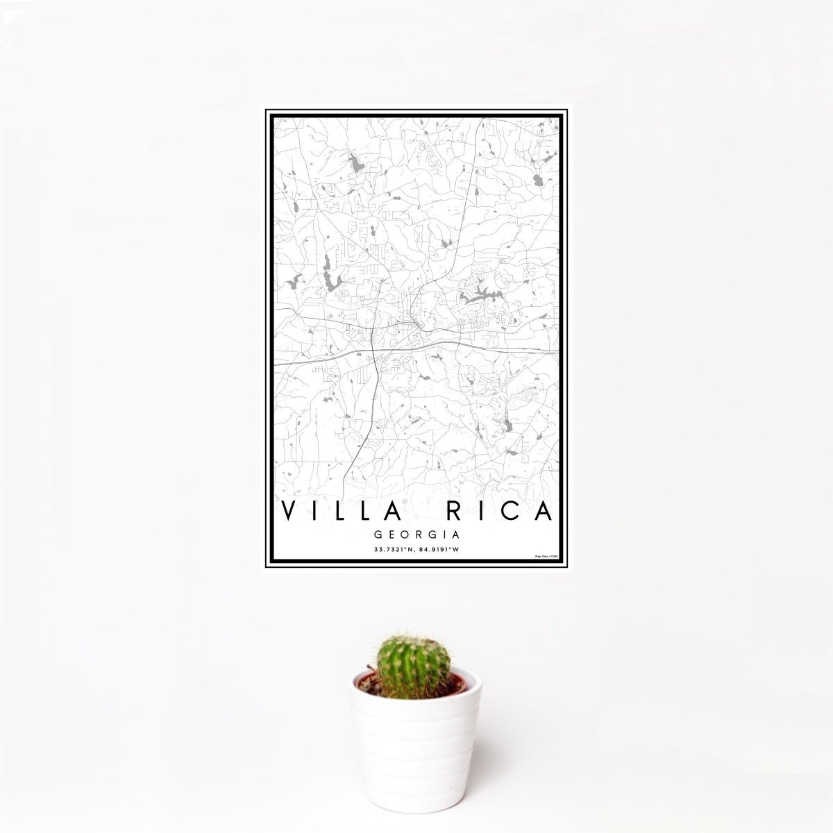 Villa Rica Map Print in Classic — JACE Maps