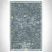 Villa Rica Georgia Map Print Portrait Orientation in Afternoon Style With Shaded Background
