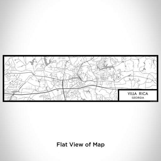 Flat View of Map Custom Villa Rica Georgia Map Enamel Mug in Classic