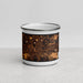 Front View Custom Villa Rica Georgia Map Enamel Mug in Ember