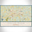 Villa Rica Georgia Map Print Landscape Orientation in Woodblock Style With Shaded Background