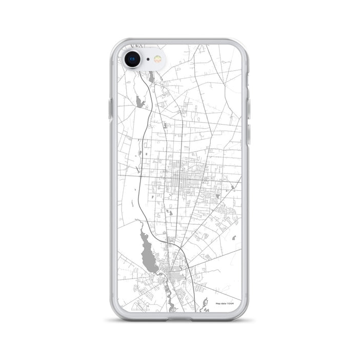 Custom Vineland New Jersey Map iPhone SE Phone Case in Classic