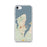 Custom iPhone SE Vineyard Haven Massachusetts Map Phone Case in Woodblock