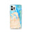 Custom Virginia Beach Virginia Map iPhone 12 Pro Phone Case in Watercolor
