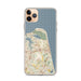 Custom Virginia Beach Virginia Map Phone Case in Woodblock