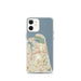 Custom Virginia Beach Virginia Map iPhone 12 mini Phone Case in Woodblock