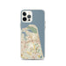 Custom Virginia Beach Virginia Map iPhone 12 Pro Phone Case in Woodblock
