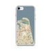 Custom Virginia Beach Virginia Map iPhone SE Phone Case in Woodblock