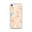 Custom Waco Texas Map iPhone SE Phone Case in Watercolor