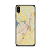 Custom Waco Texas Map Phone Case in Woodblock