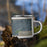 Right View Custom Waianae Hawaii Map Enamel Mug in Afternoon on Grass With Trees in Background