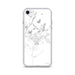Custom iPhone SE Waimea Hawaii Map Phone Case in Classic