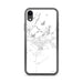 Custom iPhone XR Waimea Hawaii Map Phone Case in Classic