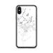 Custom iPhone X/XS Waimea Hawaii Map Phone Case in Classic