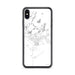 Custom iPhone XS Max Waimea Hawaii Map Phone Case in Classic