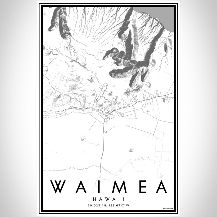 Waimea - Hawaii Map Print in Classic — JACE Maps