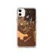 Custom iPhone 11 Waimea Hawaii Map Phone Case in Ember