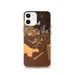 Custom iPhone 12 Waimea Hawaii Map Phone Case in Ember