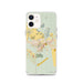 Custom iPhone 12 Waimea Hawaii Map Phone Case in Woodblock