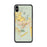 Custom iPhone XS Max Waimea Hawaii Map Phone Case in Woodblock