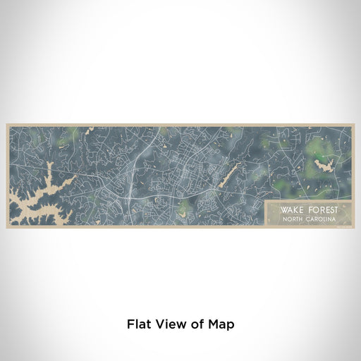 Flat View of Map Custom Wake Forest North Carolina Map Enamel Mug in Afternoon