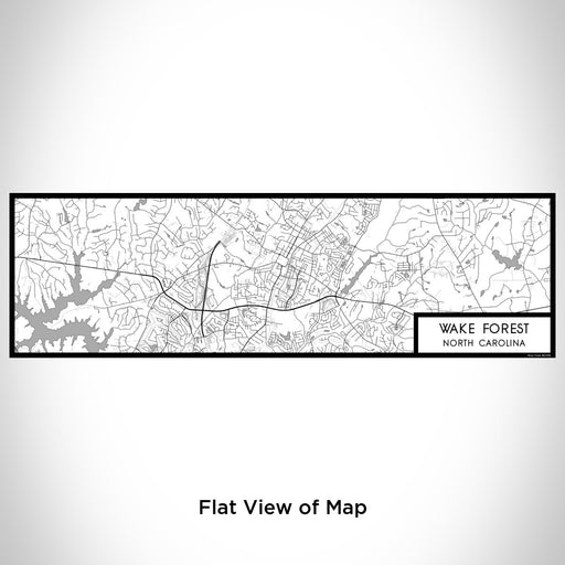 Flat View of Map Custom Wake Forest North Carolina Map Enamel Mug in Classic