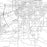 Walla Walla Washington Map Print in Classic Style Zoomed In Close Up Showing Details