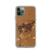 Custom Walla Walla Washington Map Phone Case in Ember