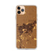 Custom Walla Walla Washington Map Phone Case in Ember
